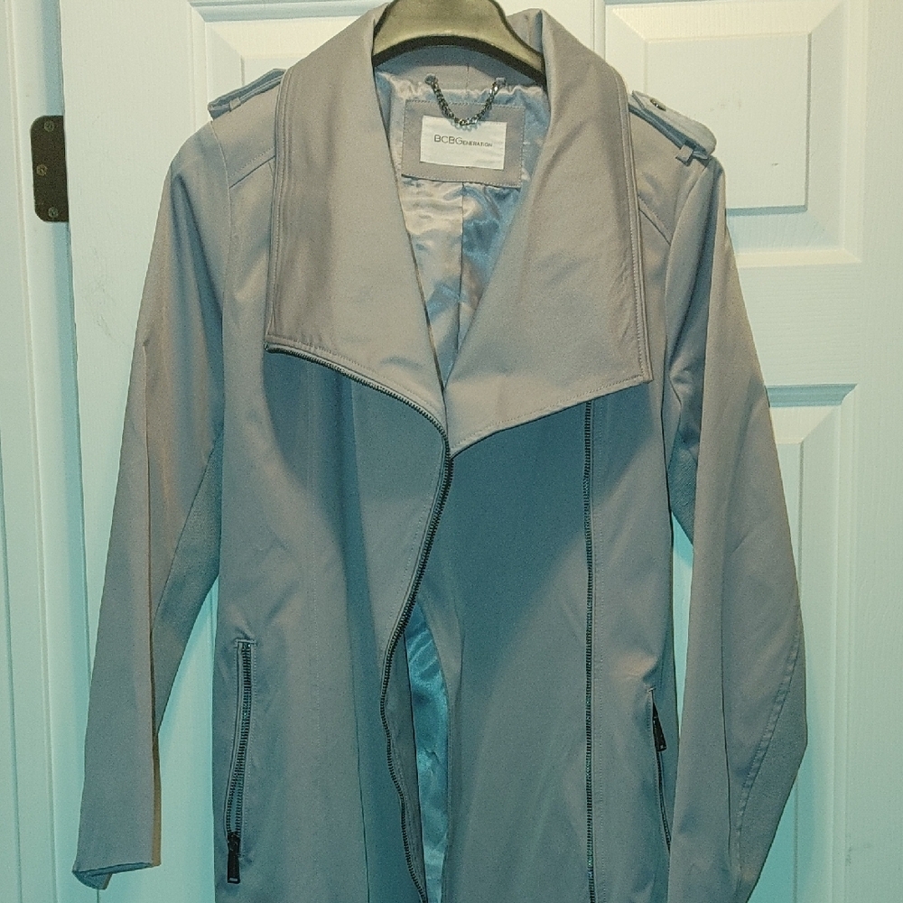 BCBGeneration Gray Trench Coat